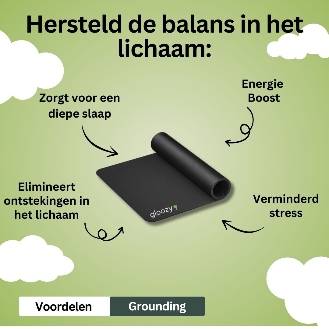 Gloozy Grounding Mat | Nu met gratis E-book